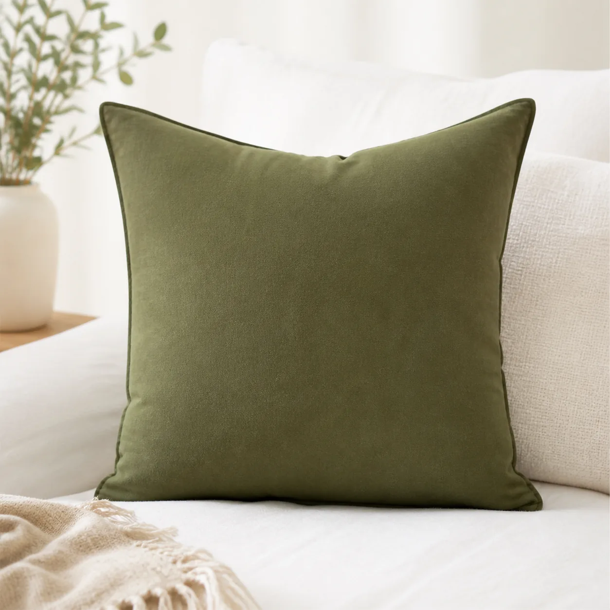 Almohadon Verde Oliva
